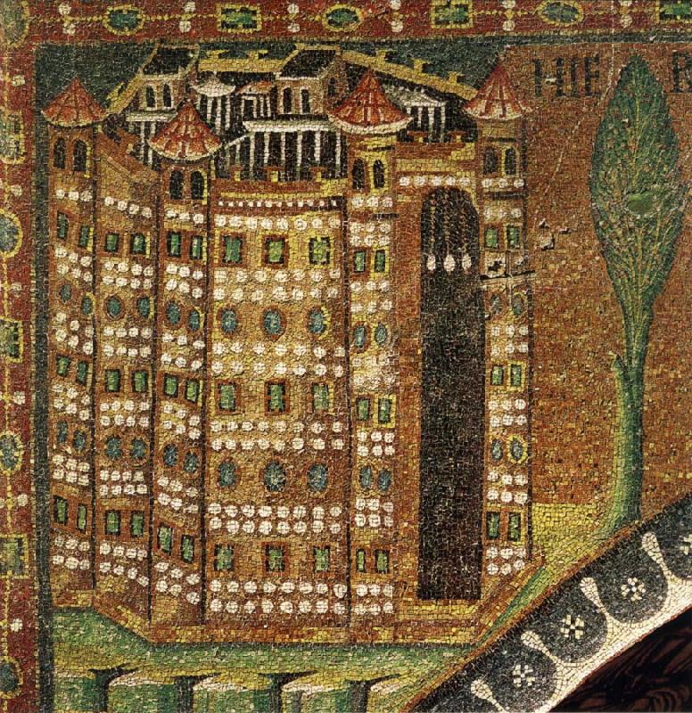  Mosaic in the church of San vital, Ravenna, Italy